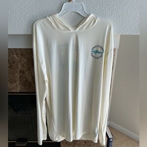 Maui & Sons Cream Long Sleeve Performance Hoodie